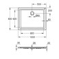 Grohe Receveurs - Receveur en acrylique 800x1000 mm, blanc alpin 39306000 Grohe Receveurs - Receveur en acrylique 800x1000 mm, blanc alpin 39306000