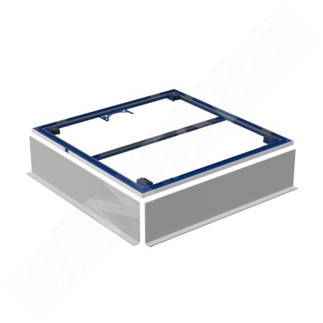 Geberit Setaplano - Cadre d'installation pour baignoires de douche de jusqu'à 1.000 mm, pour 4 pieds 154.460.00.1