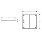 Geberit Setaplano - Cadre d'installation pour baignoires de douche de jusqu'à 1.000 mm, pour 4 pieds 154.460.00.1 Geberit Setaplano - Cadre d'installation pour baignoires de douche de jusqu'à 1.000 mm, pour 4 pieds 154.460.00.1