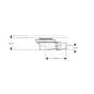Geberit Setaplano - Kit de vidange pour baignoires, avec support de cadre 154.017.00.1