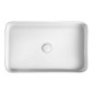 Sapho Lavabos - Vasque à poser, 655x405 mm, sans trop-plein, blanc WH051 Sapho Lavabos - Vasque à poser, 655x405 mm, sans trop-plein, blanc WH051