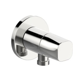 Hansa Living - Coude de raccordement avec vanne d’arrêt, chrome 51570163