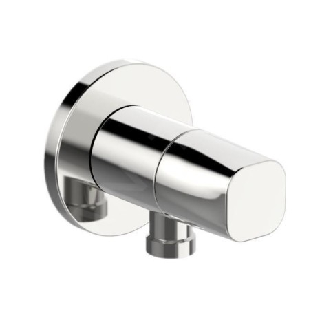 Hansa Living - Coude de raccordement avec vanne d’arrêt, chrome 51570163