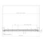 Ravak Pivot - Porte de douche pivotante en deux parties PDOP2-110, 1061-1111 mm, noir/verre 03GD0300Z1