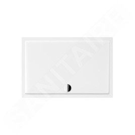 Jika Padana - Receveur de douche, marbre coulé, 1200x900x35 mm, blanc H2119390000001