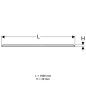 Geberit Setaplano - Cadre de montage Geberit pour baignoire de douche Setaplano de plus de 1.000 mm 154.479.00.1