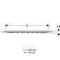 Geberit Setaplano - Receveur de douche plat, 900x1800 mm, matériau minéral, Antislip, blanc alpin 154.279.11.1 Geberit Setaplano - Receveur de douche plat, 900x1800 mm, matériau minéral, Antislip, blanc alpin 154.279.11.1