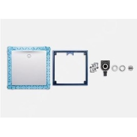 Geberit Setaplano - Receveur de douche plat, 900x1800 mm, matériau minéral, Antislip, blanc alpin 154.279.11.1