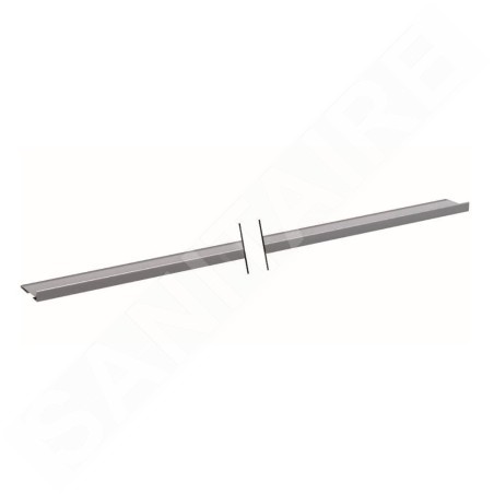 Geberit Accessoires - Profilé collecteur pour évacuation de douche dans le mur, 1150 mm, inox brossé 154.340.FW.1