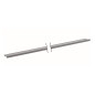 Geberit Accessoires - Profilé collecteur pour évacuation de douche dans le mur, 1150 mm, inox brossé 154.340.FW.1