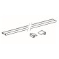 Geberit Accessoires - Profilé collecteur pour évacuation de douche dans le mur, 1150 mm, inox brossé 154.340.FW.1