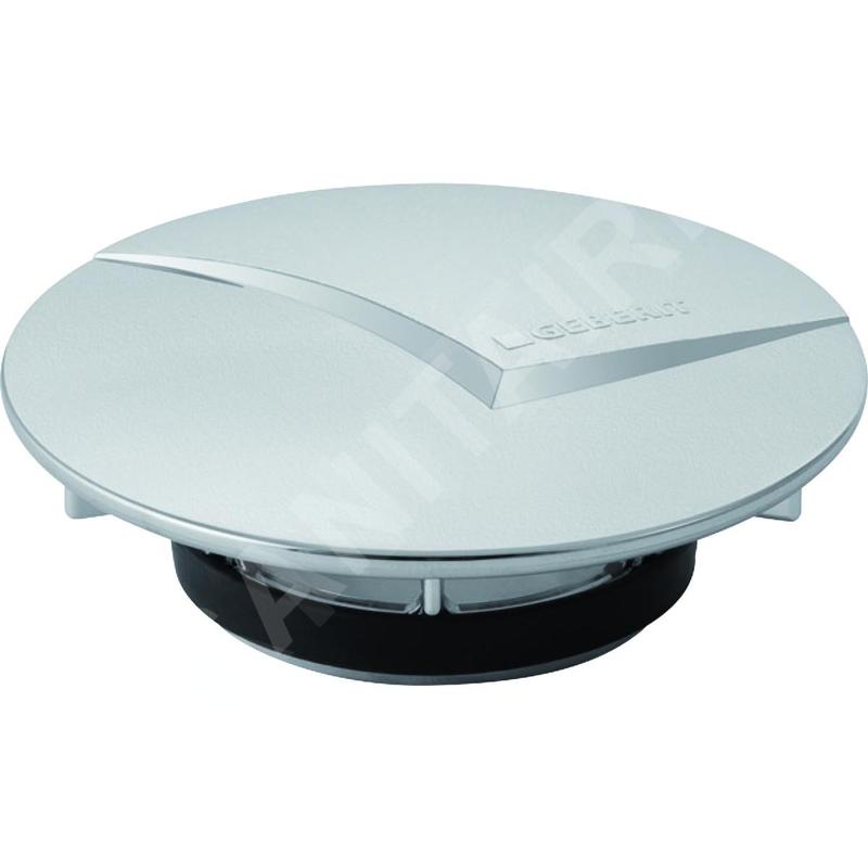Geberit Accessoires - Cache de la bonde d’évacuation d52 de la garniture de vidage de douche, chromé mat 150.241.46.1
