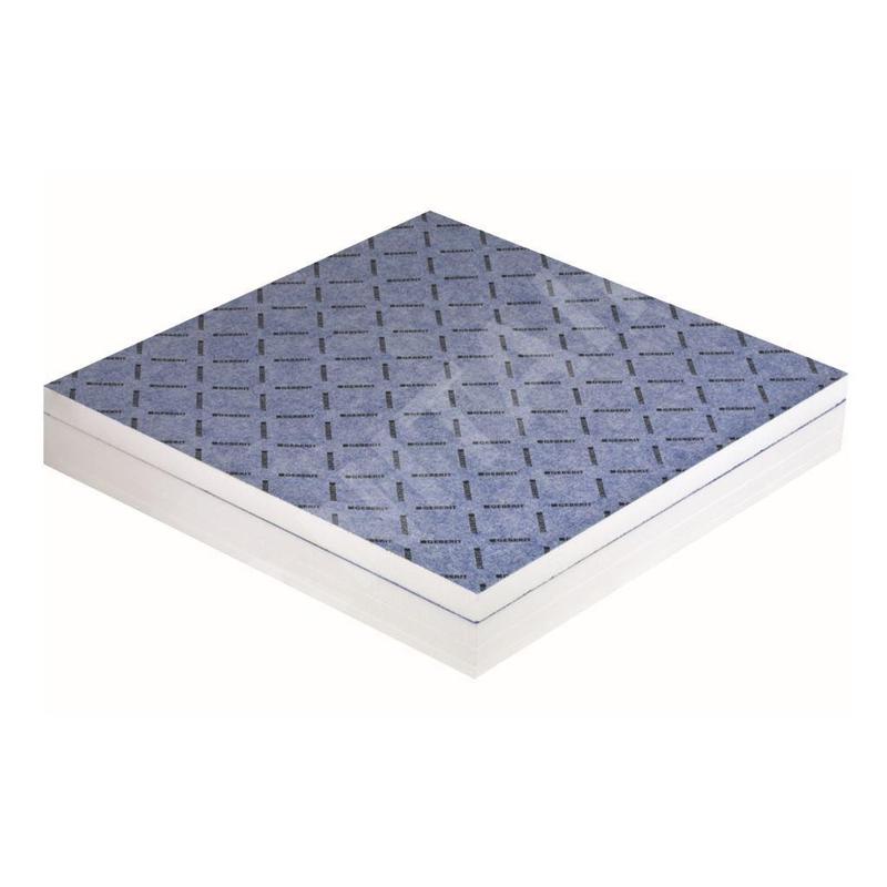 Geberit Accessoires - Receveur de douche 1200 x 1000 mm, à carreler, avec pente en L 154.265.00.1