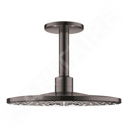 Grohe Rainshower SmartActive - douche de tête 310, bras de douche 142 mm, 2 jets, Hard Graphite 26477A00