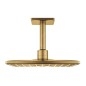 Grohe Rainshower SmartActive Cube - Douche de tête 310, bras de douche 142 mm, 2 jets, Cool Sunrise brossé 26481GN0