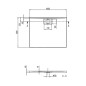 Villeroy & Boch Architectura MetalRim - Receveur de douche, 800x1000 mm, anthracite UDA1080ARA248V-1S