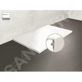 Villeroy & Boch Architectura MetalRim - Receveur de douche, 900x1000 mm, Stone White UDA1090ARA215V-RW