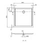 Villeroy & Boch Futurion Flat - Receveur de douche, 900x900 mm, Quaryl, blanc alpin UDQ0900FFL1V-01