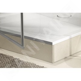 Villeroy & Boch Futurion Flat - Receveur de douche, 900x900 mm, Quaryl, blanc alpin UDQ0900FFL1V-01
