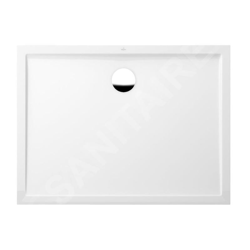 Villeroy & Boch Futurion Flat - Receveur de douche, 900x1200 mm, Quaryl, blanc alpin UDQ1290FFL2V-01
