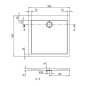 Villeroy & Boch Subway - Receveur, 900x900 mm, blanc alpin UDA0935SUB1V-01