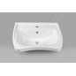 Sapho Disabled - Lavabo 600x550 mm, pour personne à mobilité réduite, avec 1 trou, blanc 5160 Sapho Disabled - Lavabo 600x550 mm, pour personne à mobilité réduite, avec 1 trou, blanc 5160