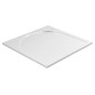 Gelco Receveurs - Receveur de douche Larca, 800x800 mm, marbre coulé, blanc PL008 Gelco Receveurs - Receveur de douche Larca, 800x800 mm, marbre coulé, blanc PL008