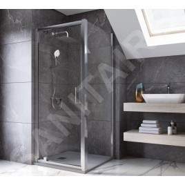 Ideal Standard Connect 2 - Paroi latérale fixe 800 mm, silver bright/verre clair K9299EO
