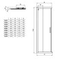 Ideal Standard Connect 2 - Porte de douche coulissante, 2 pièces, 850 mm, silver bright/verre clair K9260EO Ideal Standard Connect 2 - Porte de douche coulissante, 2 pièces, 850 mm, silver bright/verre clair K9260EO