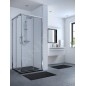 Ideal Standard Connect 2 - Porte de douche coulissante, 2 pièces, 850 mm, silver bright/verre clair K9260EO Ideal Standard Connect 2 - Porte de douche coulissante, 2 pièces, 850 mm, silver bright/verre clair K9260EO