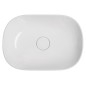 Sapho Lavabos - Lavabo Eridan 500x350 mm, marbre coulé, blanc ER500 Sapho Lavabos - Lavabo Eridan 500x350 mm, marbre coulé, blanc ER500