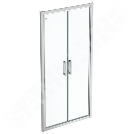 Ideal Standard Connect 2 - Porte de douche 900 mm, silver bright/verre clair K9294EO