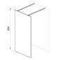 Ravak Walk-In - Paroi de douche Walk-in Free 150, 1500x2000 mm, aluminium brillant/verre clair GW9FP0C00Z1 Ravak Walk-In - Paroi de douche Walk-in Free 150, 1500x2000 mm, aluminium brillant/verre clair GW9FP0C00Z1