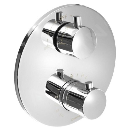Sapho Rhapsody - Mitigeur thermostatique à encastrer, 2 sorties, avec corps d’encastrement, chrome RH399