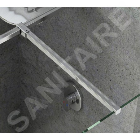 Ravak Walk-In - W SET-Uni T joint, aluminium brillant GWD01000A099