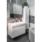 Sapho Kare - Meuble-lavabo Kare 850x460 mm, avec un trou pour robinet, blanc 17085 Sapho Kare - Meuble-lavabo Kare 850x460 mm, avec un trou pour robinet, blanc 17085