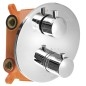 Sapho Rhapsody - Mitigeur thermostatique à encastrer, 2 sorties, avec corps d’encastrement, chrome RH399