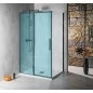 Polysan Altis Line - Paroi solide Black, 800 cm, noir mat/verre clair AL5912B Polysan Altis Line - Paroi solide Black, 800 cm, noir mat/verre clair AL5912B