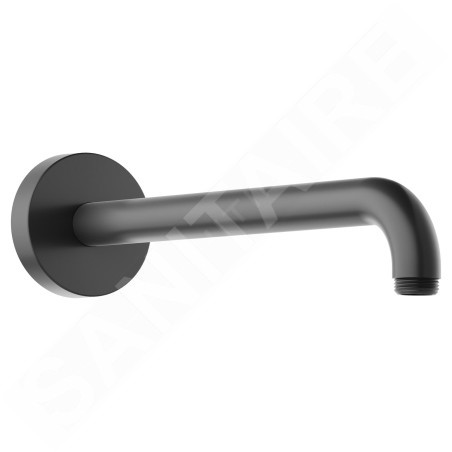 Keuco Elegance - Bras de douche, longueur 300 mm, chrome noir 51688130300
