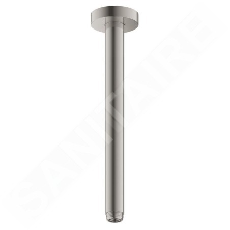 Keuco Elegance - Bras de douche au plafond, longueur 300 mm, inox 51689070300