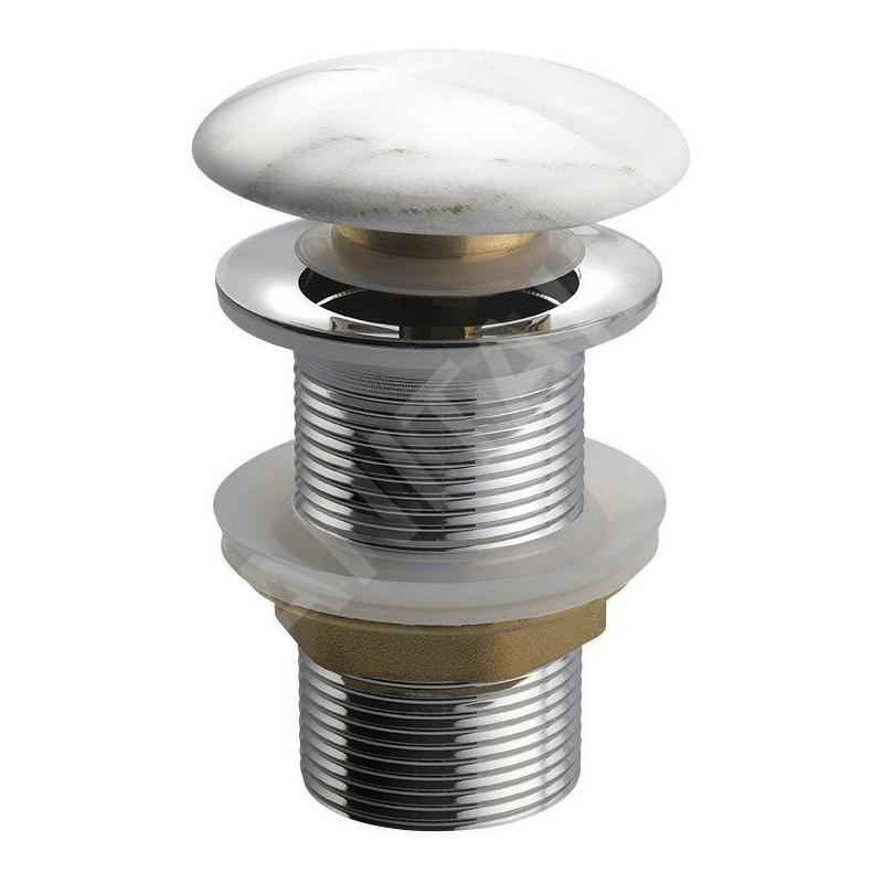 Sapho Dalma - Vidage de lavabo refermable Click-Clack 1 1/4, carrara MM717
