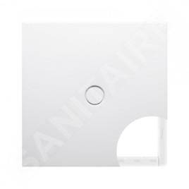 Bette Floor - Receveur de douche 1000x1000 mm, avec support, BetteGlaze Plus, blanc 5941-000PLUS,T1