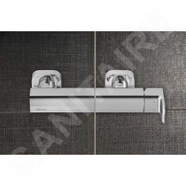 Ravak Supernova - Porte de douche en trois parties ASDP3-80, 770-810 mm, blanc/verre clair 00V401R2Z1