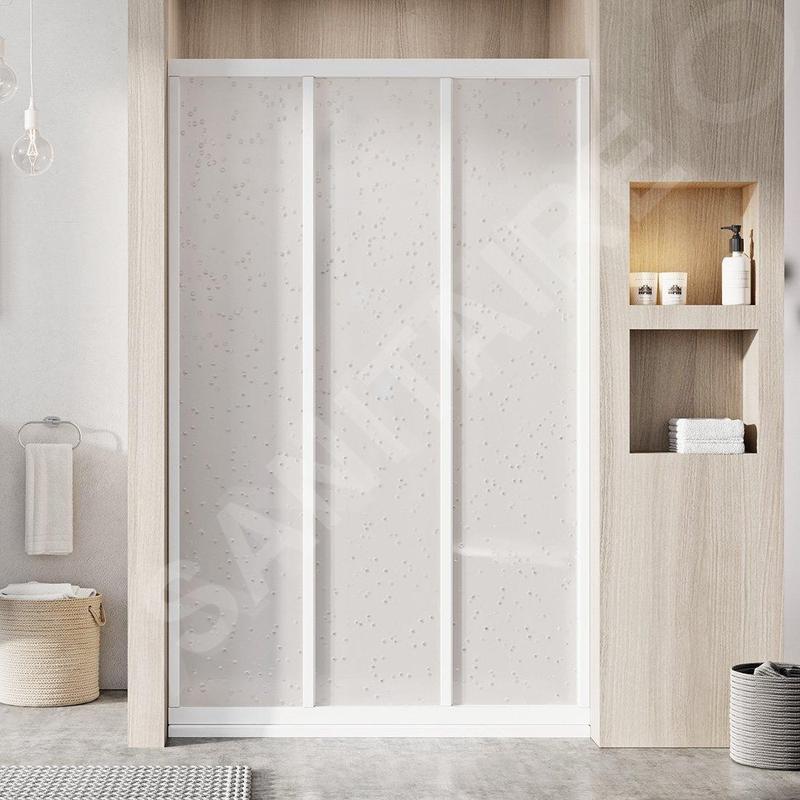Ravak Supernova - Porte de douche en trois parties ASDP3-100, 970-1010 mm, blanc/Pearl 00VA01R211 Ravak Supernova - Porte de douche en trois parties ASDP3-100, 970-1010 mm, blanc/Pearl 00VA01R211