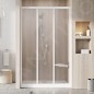 Ravak Supernova - Porte de douche en trois parties ASDP3-100, 970-1010 mm, blanc/verre Grape 00VA01R2ZG Ravak Supernova - Porte de douche en trois parties ASDP3-100, 970-1010 mm, blanc/verre Grape 00VA01R2ZG