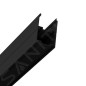 Ravak Supernova - Porte de douche en trois parties ASDP3-100, 970-1010 mm, noir/Pearl 00VA03R211