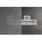 Ravak Supernova - Porte de douche en trois parties ASDP3-100, 970-1010 mm, noir/Pearl 00VA03R211