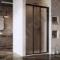 Ravak Supernova - Porte de douche en trois parties ASDP3-120, 1170-1210 mm, noir/verre Grape 00VG03R2ZG Ravak Supernova - Porte de douche en trois parties ASDP3-120, 1170-1210 mm, noir/verre Grape 00VG03R2ZG