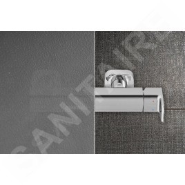Ravak Supernova - Porte de douche SRV2-75 S, 720-740 mm, blanc/verre Grape 14V301O2ZG