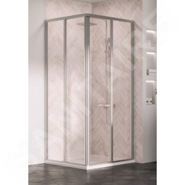 Ravak Supernova - Porte de douche SRV2-75 S, 720-740 mm, satin/verre clair 14V30UO2Z1